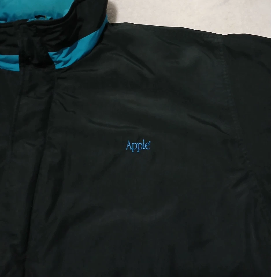 Vintage Apple Computers Jacket L Gear For Sports Full Zip Waterproof 90's Accent - Image 4 of 4