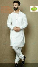 Pure Cotton Homewear Shirts Top Shirt Solid Kurta Mens Clothes Cloth