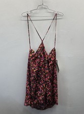 Vintage Y2K Sag Harbor Woman Floral Challis Criss Cross Cami Top Sz 3X NWT