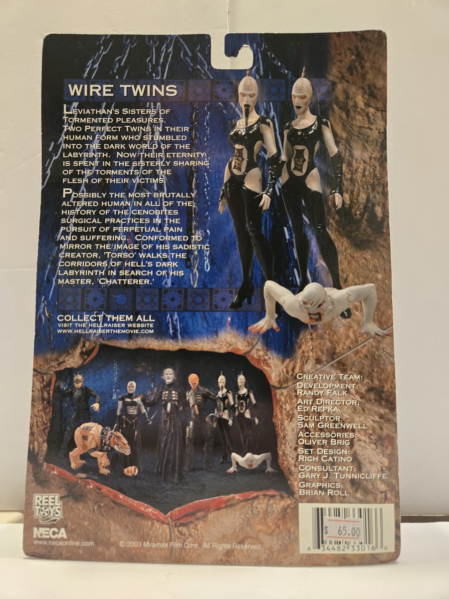 Neca Hellraiser WIRE TWINS w/ CHATTERING TORSO MIP Fast Shipping