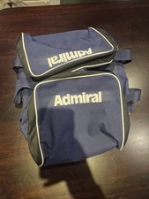 Vintage Navy England Football Admiral Duffel / Holdall Hand Carry Bag Cricket