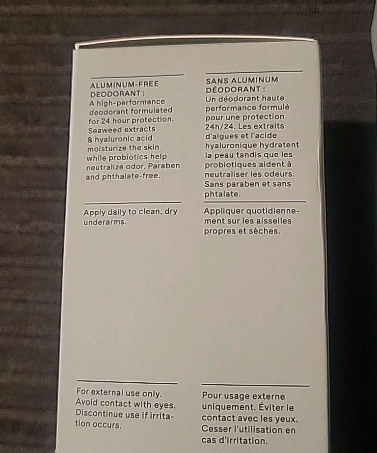 (3) Salt & Stone Bergamot & Hinoki Deodorant 2.6oz