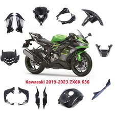 NT 100% Real 3K Twill Carbon Fiber Piece for Kawasaki Ninja 2019-2023 ZX6R 636