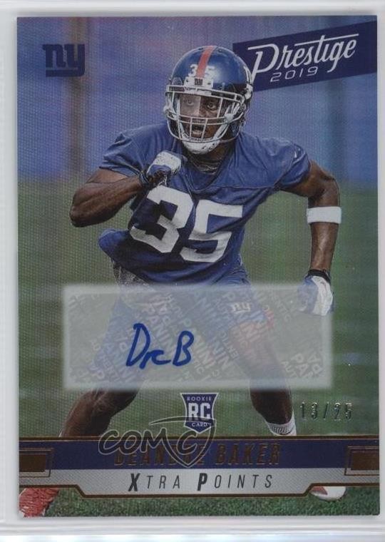 2019 Panini Prestige 13/25 Deandre Baker #269 Rookie Auto RC 0c2