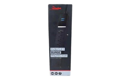 Rocketfish 7-Outlet Surge Protector USB/USB-C 2160 Joules - Free Shipping