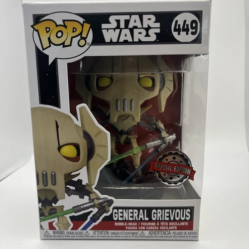 New Factory Sealed Funko General Grievous 449 Action Figure