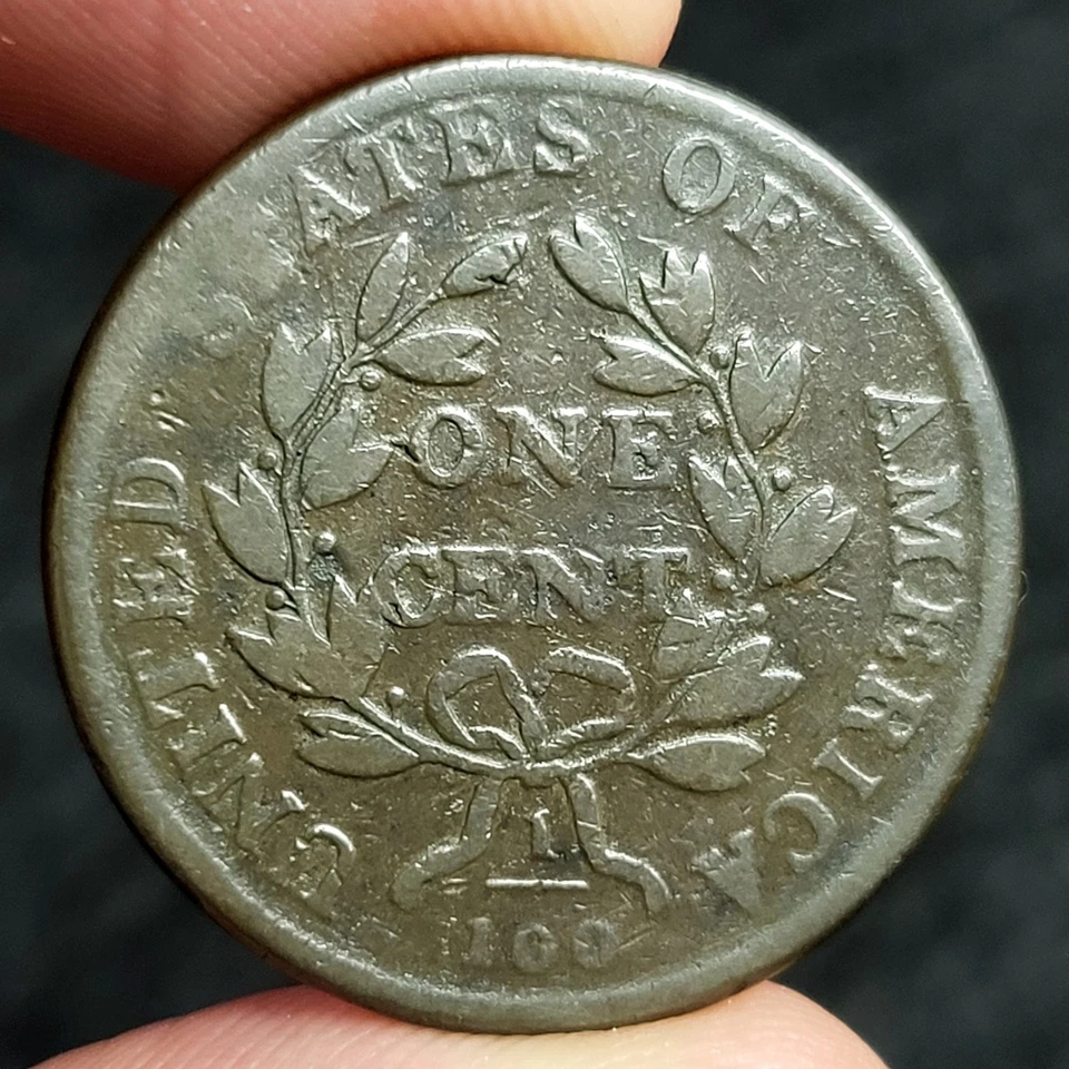 1802 Draped Bust Large 1c Cent VG-F (No Stems, S-231, R-1) - Image 2 of 4