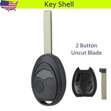 For 2002 2003 2004 2005 Bmw Mini Cooper S R50 R53 Key Fob Shell Case 2 Button