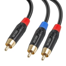 Rca Male To 2 Rca Male Cable Rca Male Ysplitter Stereo Audio Adapter For Speaker