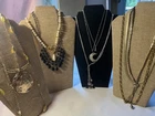 Vintage Necklace Costume Jewelry Lot- All Wearable Chicos CW Creek Monet