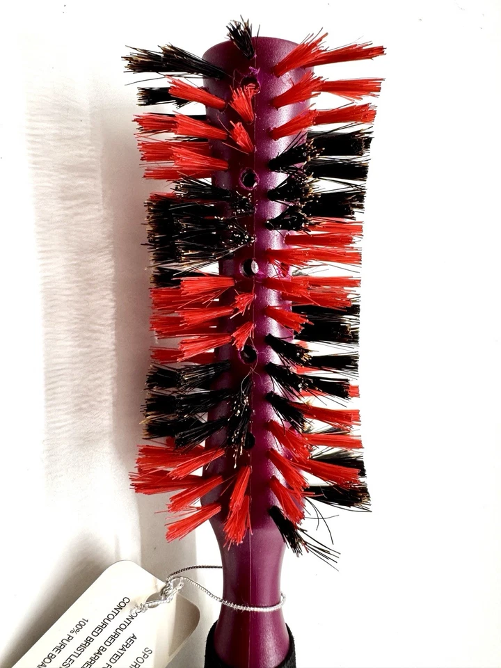 Spornette Lexi #1445 Aerated Round Brush – 100% Pure Boar Bristle Hair - Image 2 of 4