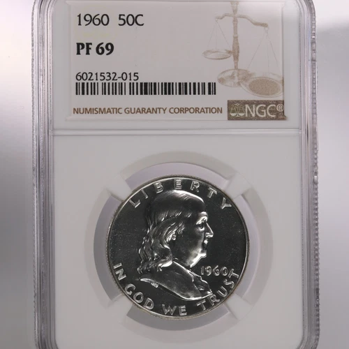 1960 Franklin 50C NGC Certified PF69