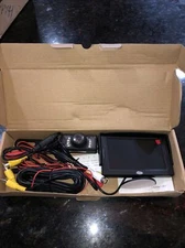 Backup Camera and Monitor Kit for Car,Universal Wired Waterproof Rear-View Plate