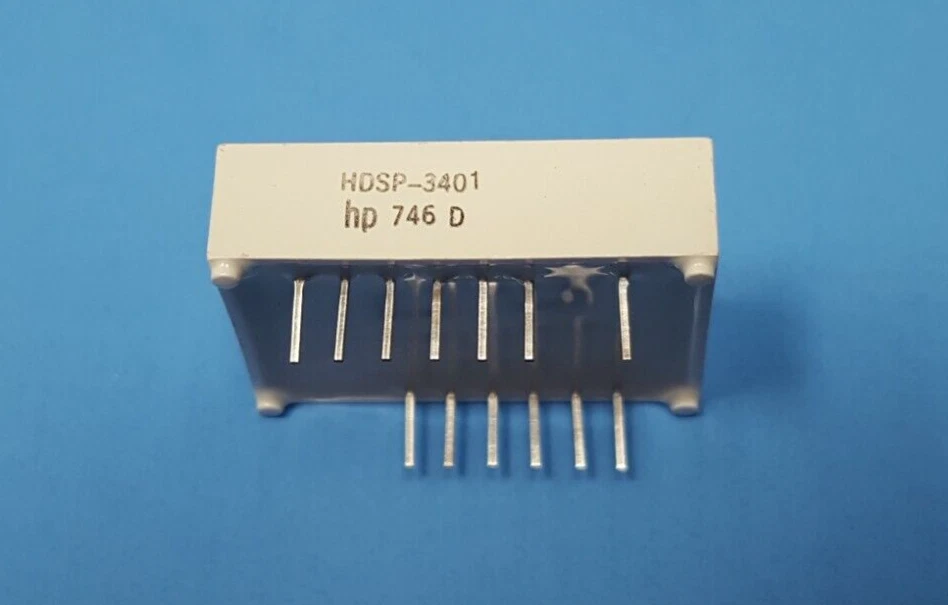 (2PCS) 7-Segment LED Displays, HDSP-3401 / QDSP-3447, HP, 20 mm (0.8 inch), RED - Image 4 of 4