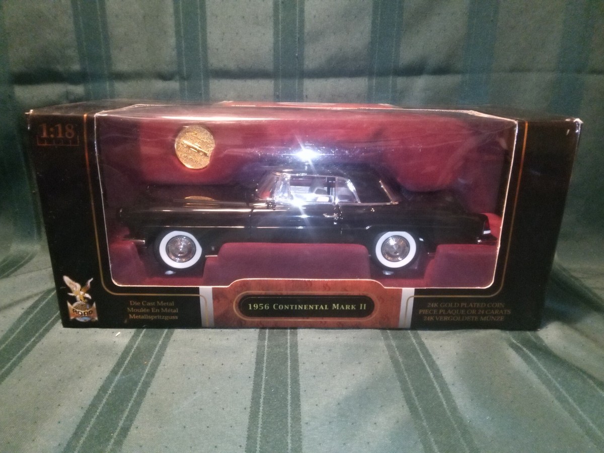 1956 Continental Mark II 1:18 Black 24K Gold Coin Yat Ming Road
