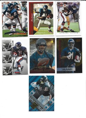 RASHAAN SALAAM LOT (7) SUMMIT RC PARALLEL, ROLLING THUNDER, EDGE, TOPPS, SKYBOX