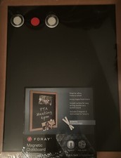 Framed Magnetic Chalkboard W/ 3 Magnets 11x14 -Unbranded