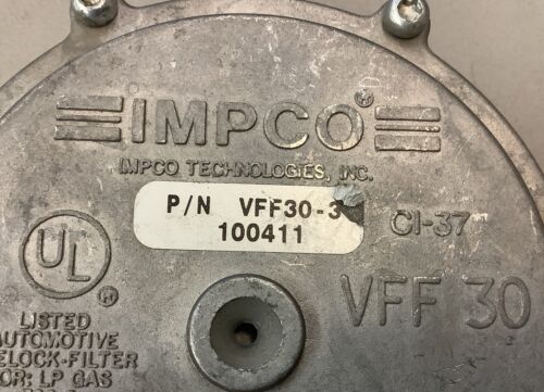 Impco VFF30-3 Propan Vakuum Kraftstoff Lockoff Filter für Gabelstapler (B452) - Bild 2 von 5
