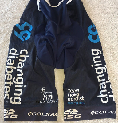 Novo Nordisk Team Changing Diabetes Colnago GSG mens cycling Bib Shorts size S