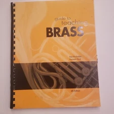 Guide To Teaching Brass Plastic Comb by Bachelder Dan Hunt Norman Book Music Vtg