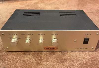 SUN AUDIO SVC-200 Stereo Vacuum Preamplifier Excellent japan
