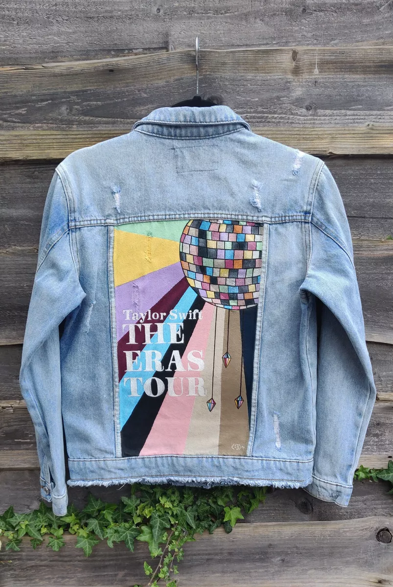 Custom hand painted denim jacket 2025