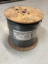 1000ft Siamese RG59/U 95 2-Conductor/18AWG Copper CCTV Bulk Cable, Black