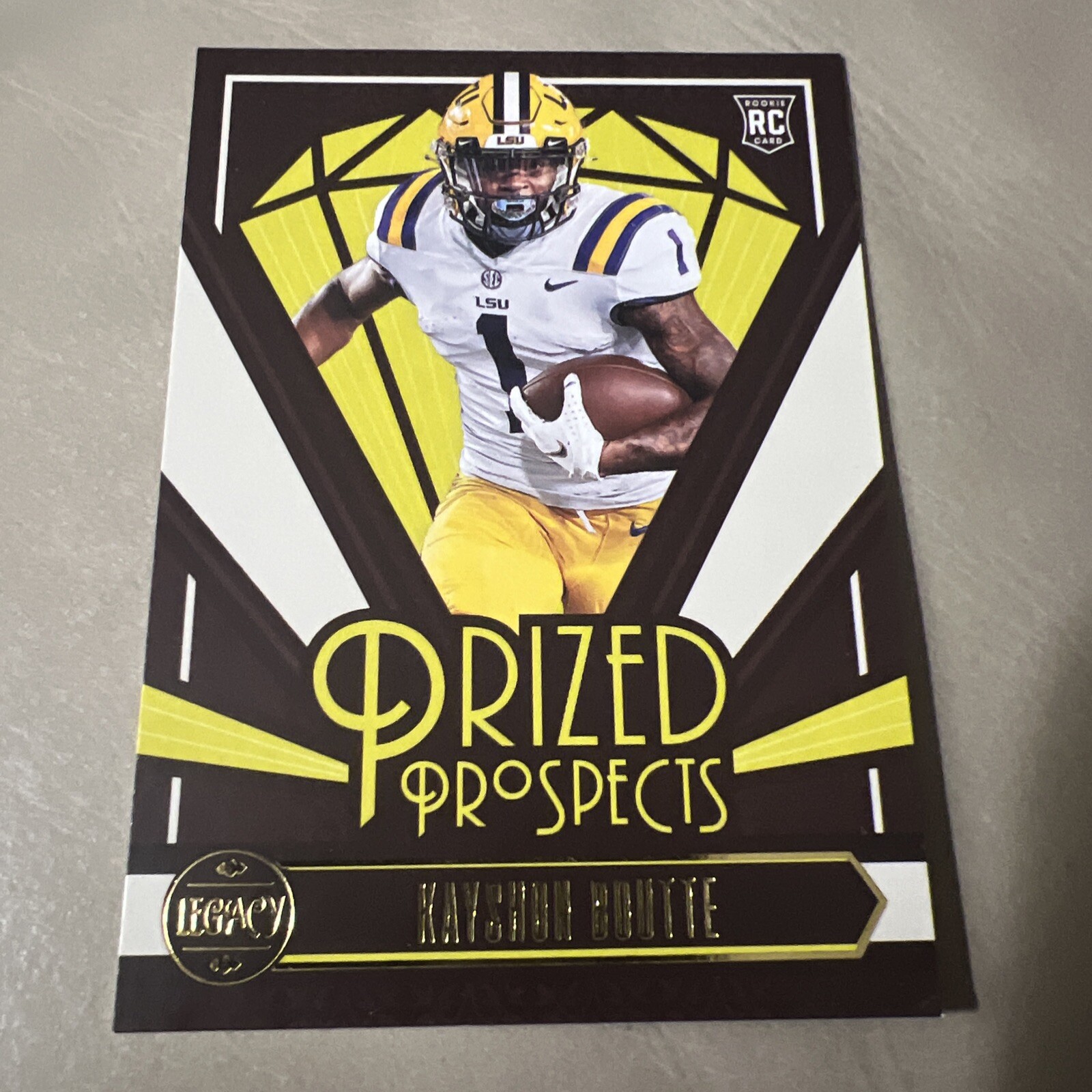 Kayshon Boutte Panini Legacy Prized Prospects #PP14 Base