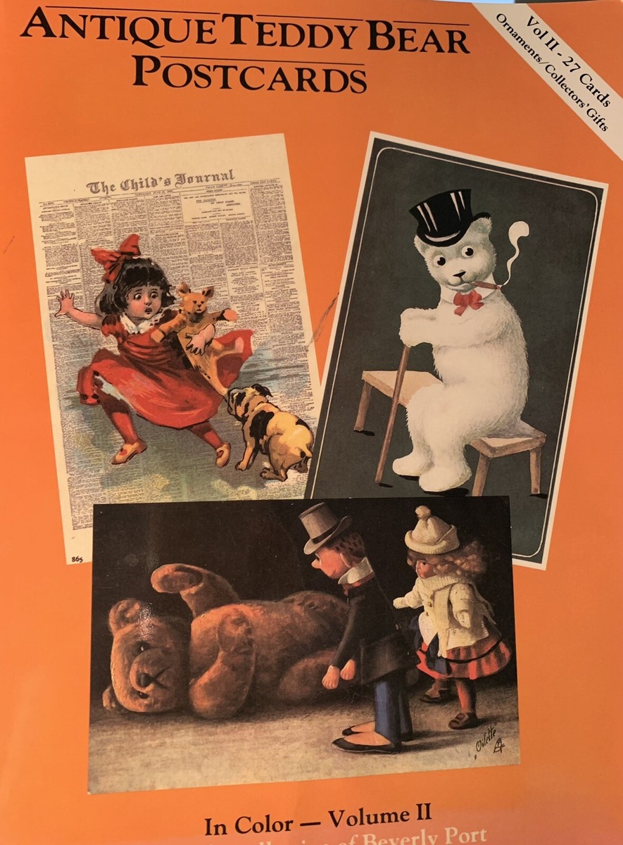 ポストカード集　Antique Teddy Bear Post Cards Antique Teddy Bear Postcard Book | eBay