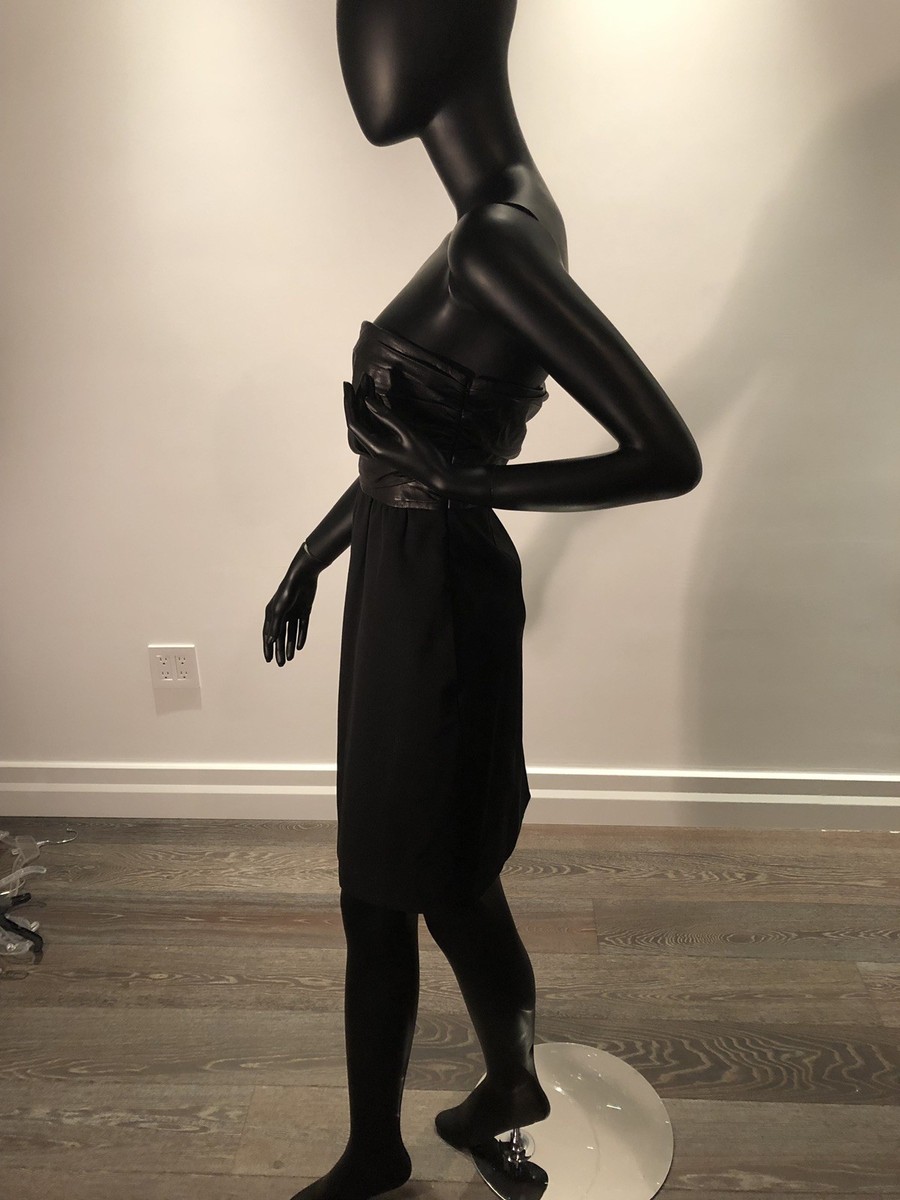 theory black leather dress Theory Official Site