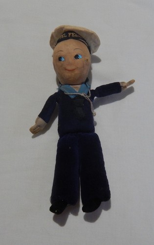 RARE VINTAGE CASTEL FELICE CLOTH SAILOR DOLL
