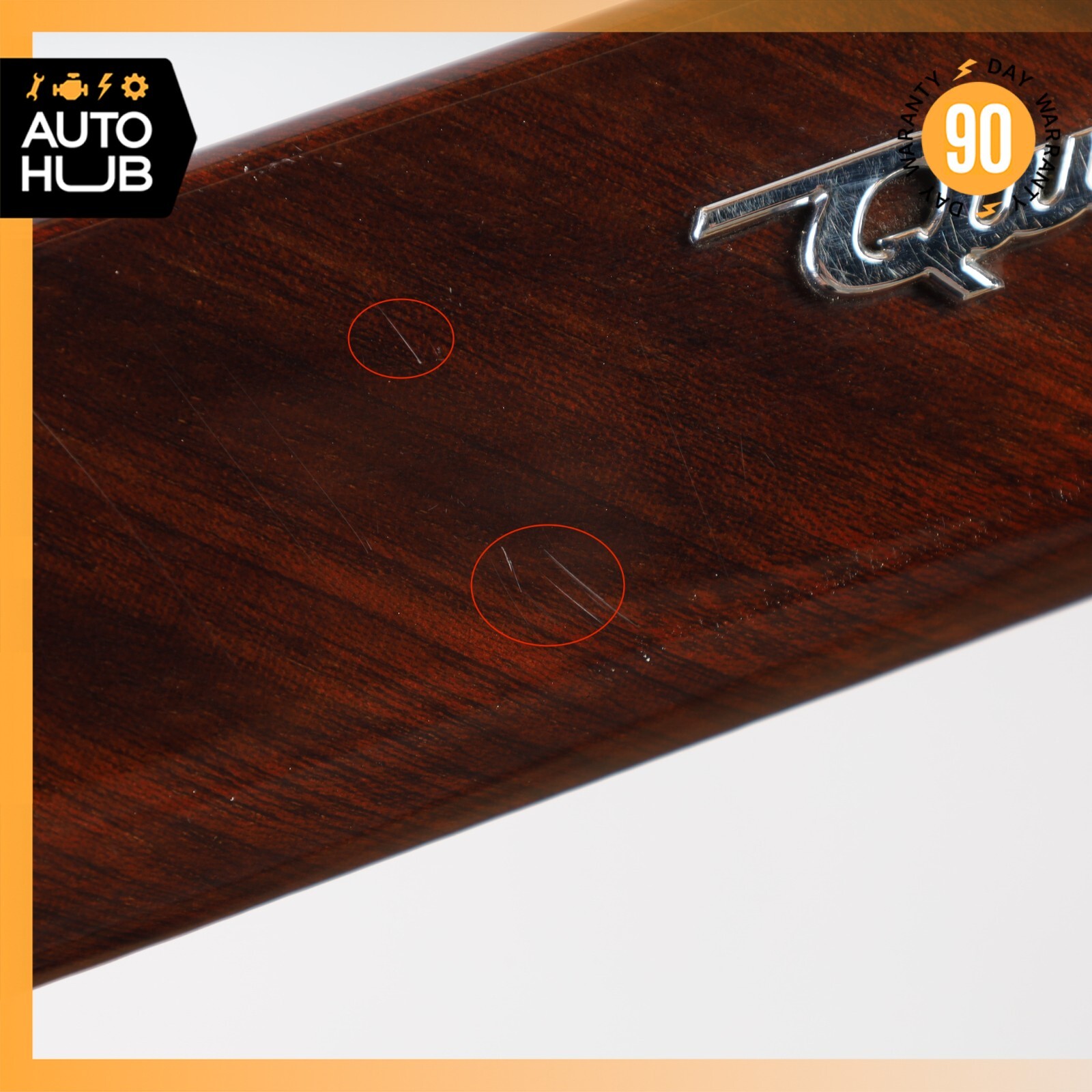 03-08 Maserati Quattroporte M139 Right Side Dashboard Panel Trim Wood OEM