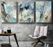 home decor canvas print painting wall art modern set3