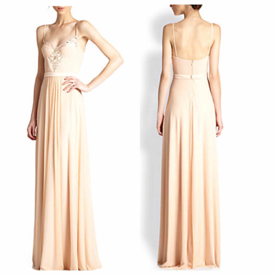 ALON LIVNE Bustier Spaghetti Gown Size 10US MSRP $1550