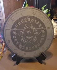Slate Pendulum Board,  Dowsing Board, Spirit Board, Divination 