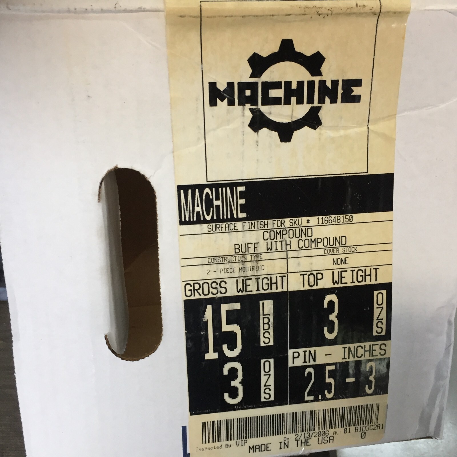 Track Machine  1st quality  Bowling Ball  15 lb   NEW IN BOX!  #664