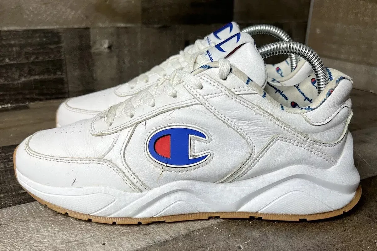 Champion 93 eighteen big c white hotsell leather shoes