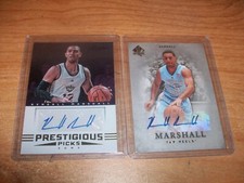 (3) 2012-13 Panini Basketball Kendall Marshall Rookie Auto Cards Phoenix Suns