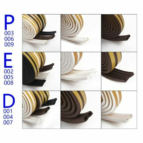 Accessoires d'isolation et calfeutrement PVC pour fenêtre