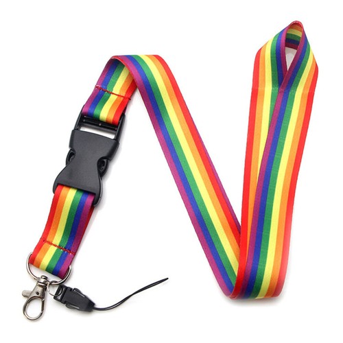 2 Pcs Rainbow Mobile Phone Lanyard Neck Key Chain DIY Accessories - 第 8/11 張圖片