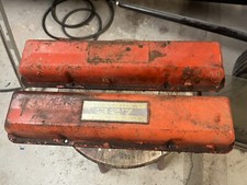 Original 1962 Chevy Corvette Impala 327 Steel Valve Covers Wbolts Clamps Original 1962 Chevy Corvette Impala 327 Steel Valve Covers Wbolts Clamps
