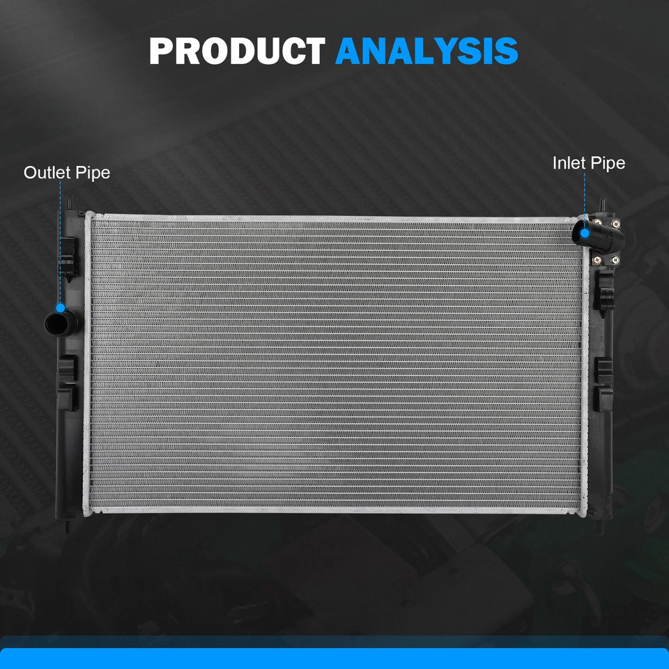 Radiador para RVR Mitsubishi Lancer 16-22 Mitsubishi Outlander Sport 2014-2017 Foto 2 de 4
