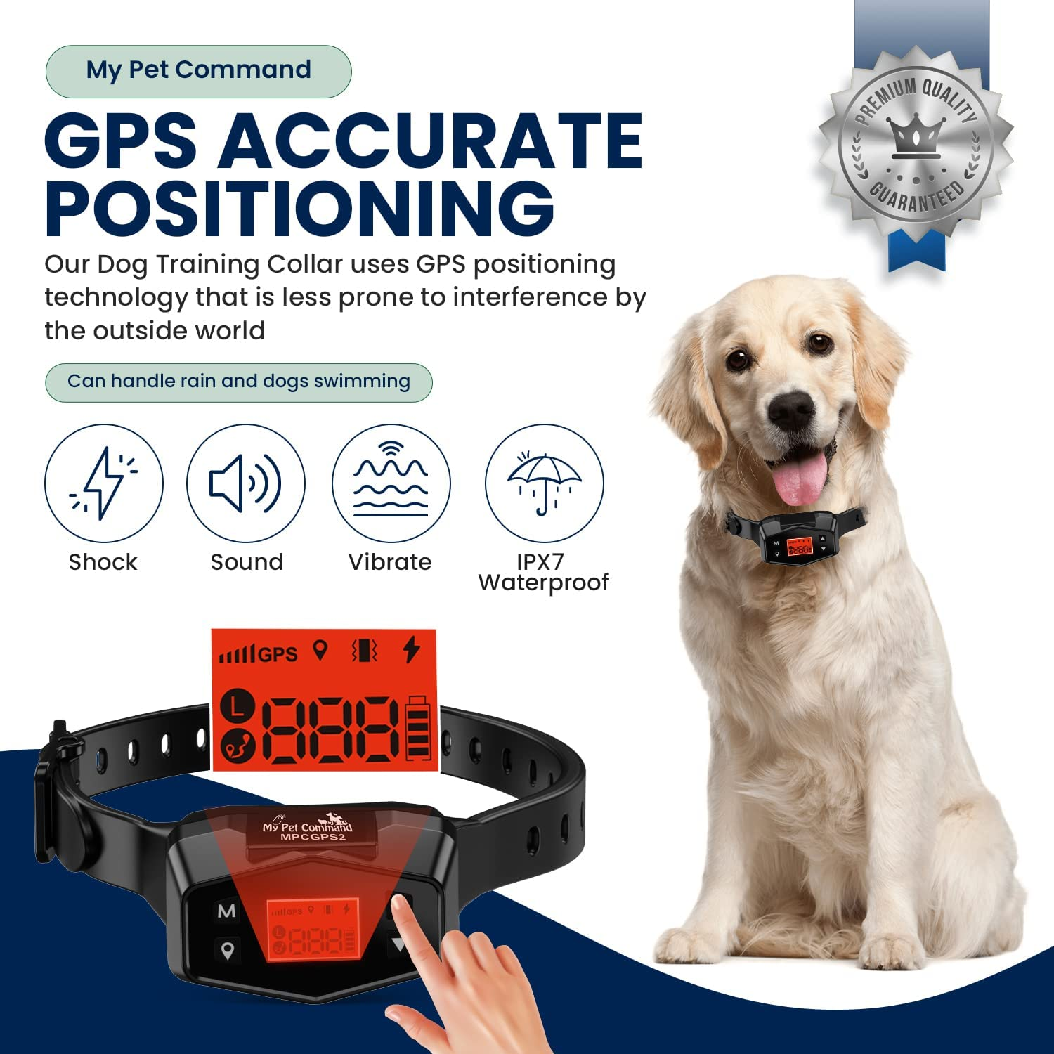 GPS Wireless Electric Dog Fence Pet Containment System, 42 OFF