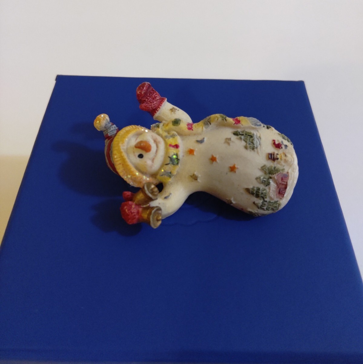 Happy Dancing Snowman Brooch With Bells View 3