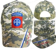 United States Army 82nd Airborne Adjustable Digital Camouflage Military Cap Hat