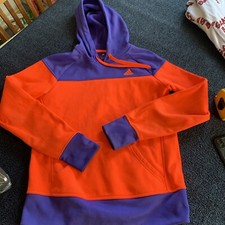 Adidas Climawarm Women s Orange Activewear Hoodie - Size US S UK 8-10