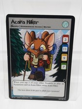 NEOPETS TCG The Haunted Woods ACARA HIKER 44/100 Uncommon Trading Card LP