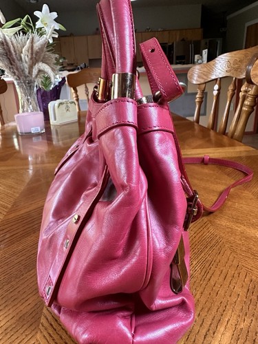 Chloe Pink Leather two way crossbody - Picture 3 of 16