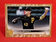 2022 Topps Update Series Memorial Day Camo STEVEN BRAULT #307 **6/25**