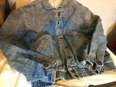 guess denim bomber jacket